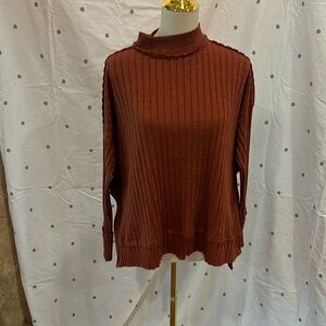 BKE rust color sweater